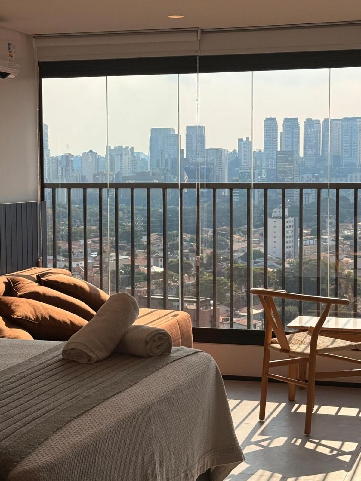 Apartamento Com Estacao De Trabalho E Vista Proximo A Faria Lima E Congonhas São Paulo Ngoại thất bức ảnh