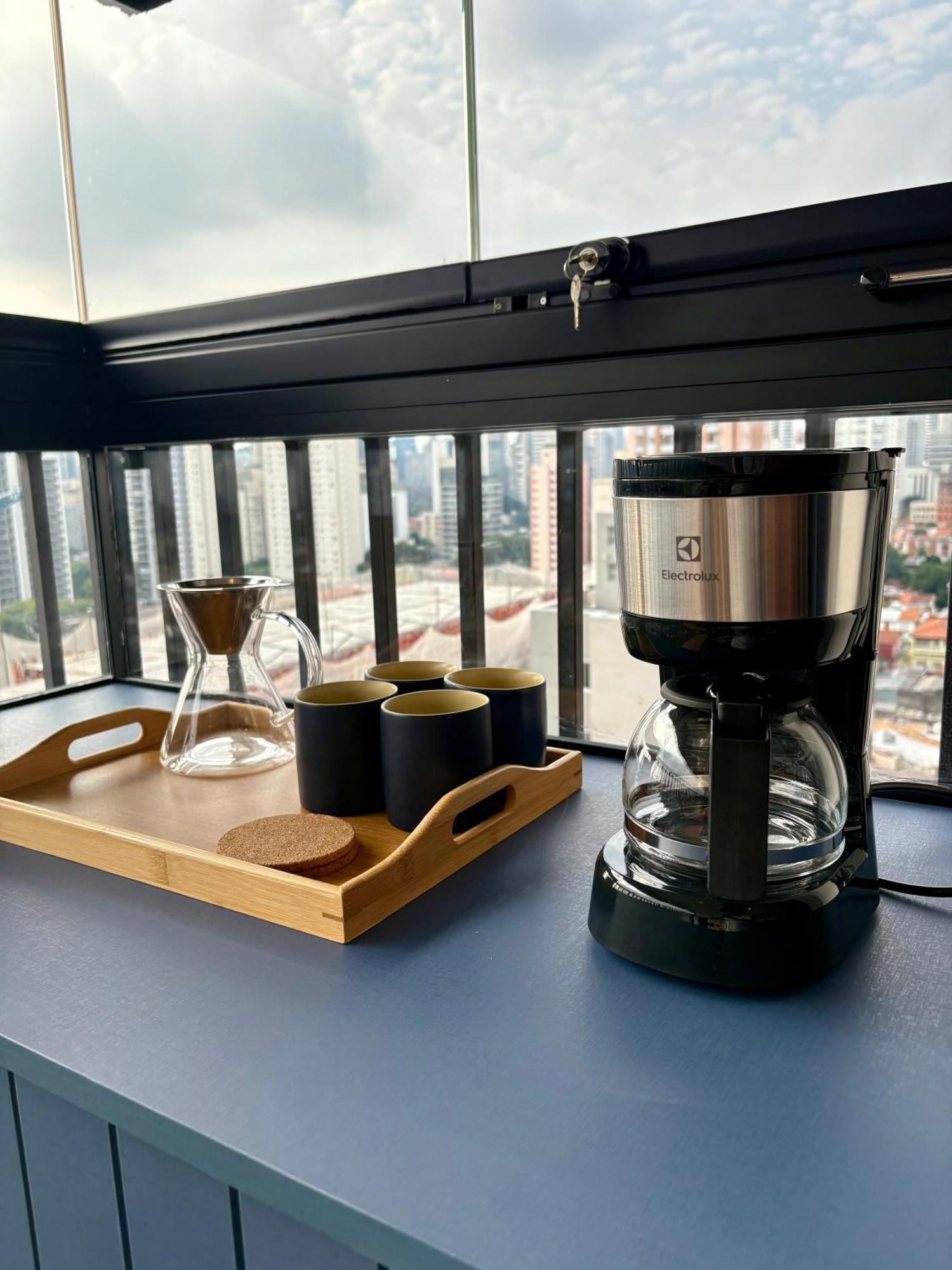 Apartamento Com Estacao De Trabalho E Vista Proximo A Faria Lima E Congonhas São Paulo Ngoại thất bức ảnh