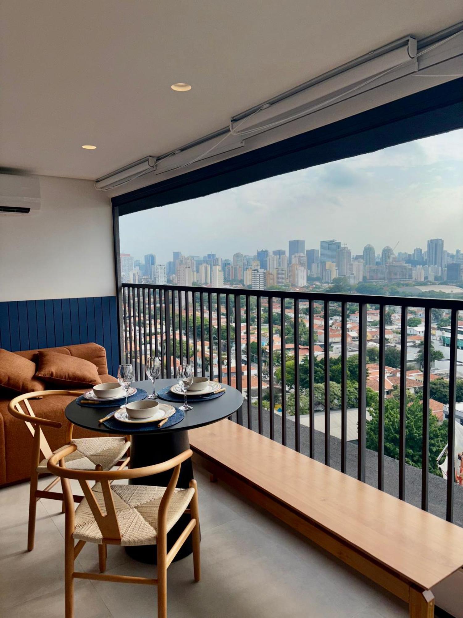 Apartamento Com Estacao De Trabalho E Vista Proximo A Faria Lima E Congonhas São Paulo Ngoại thất bức ảnh